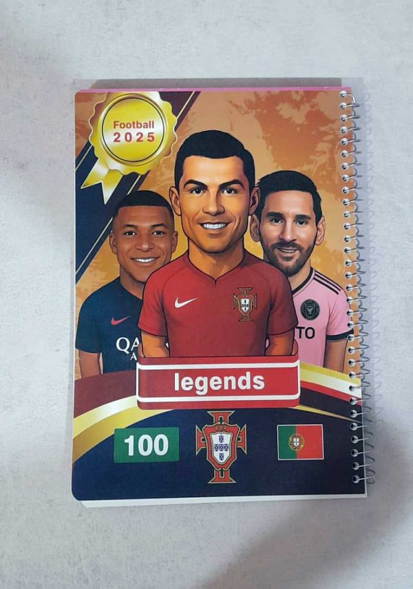 دفتر 100 برگ فنری جلد طلق فانتزی - تصویر 3